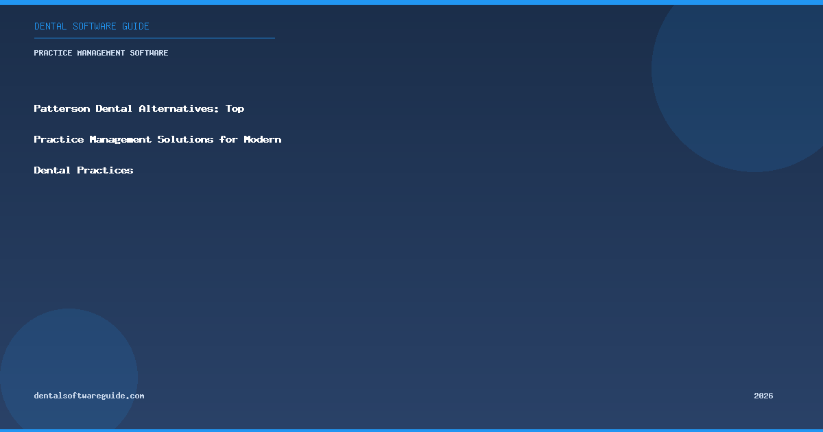 Dental Software Guide