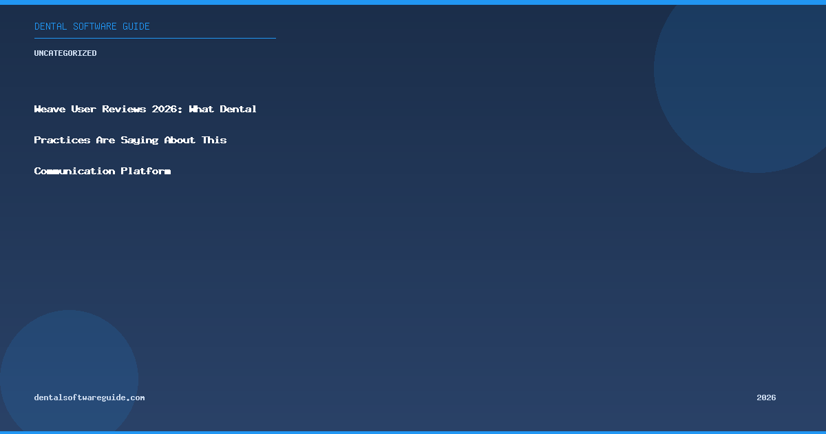 Dental Software Guide