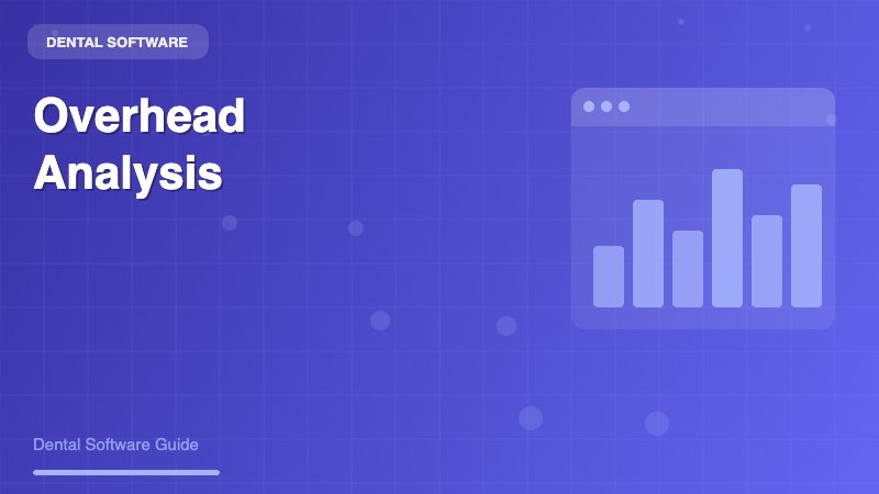 Dental Overhead Analysis Software: A Complete Guide to Reducing Costs and Maximizing Profitability - Dental Software Guide