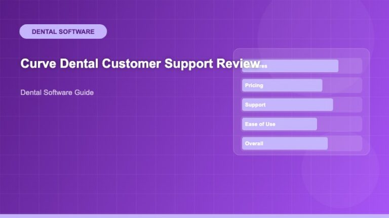 Curve Dental Customer Support Review: An In-Depth Analysis for Dental Practices - Dental Software Guide